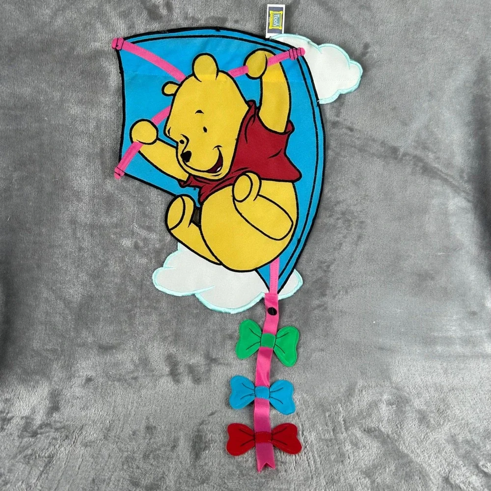 Vintage 1999 Disney Winnie the Pooh Kite Wall Hanging 100 Acre Collection Decor